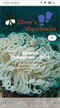 Mobile Screenshot of diverswearhouse.com