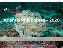 Tablet Screenshot of diverswearhouse.com